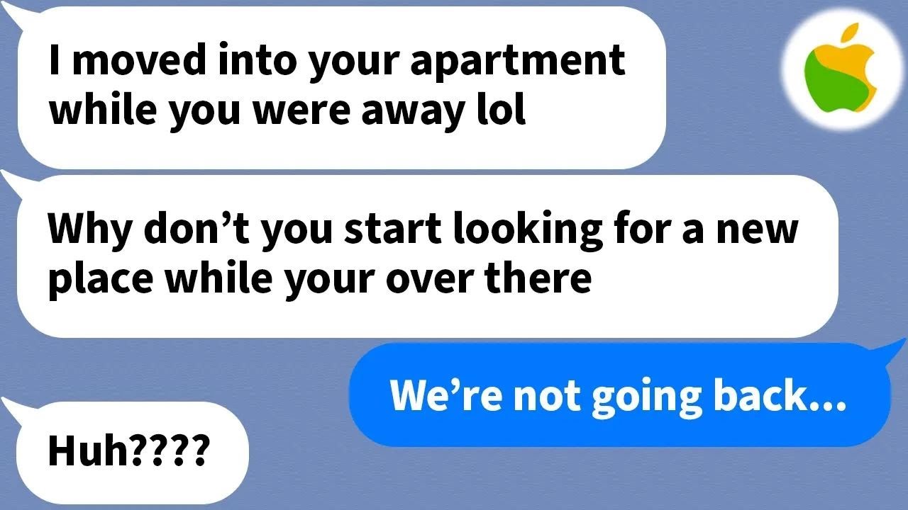 【Apple】 My sister-in-law moved into our apartment while we were on our honeymoon