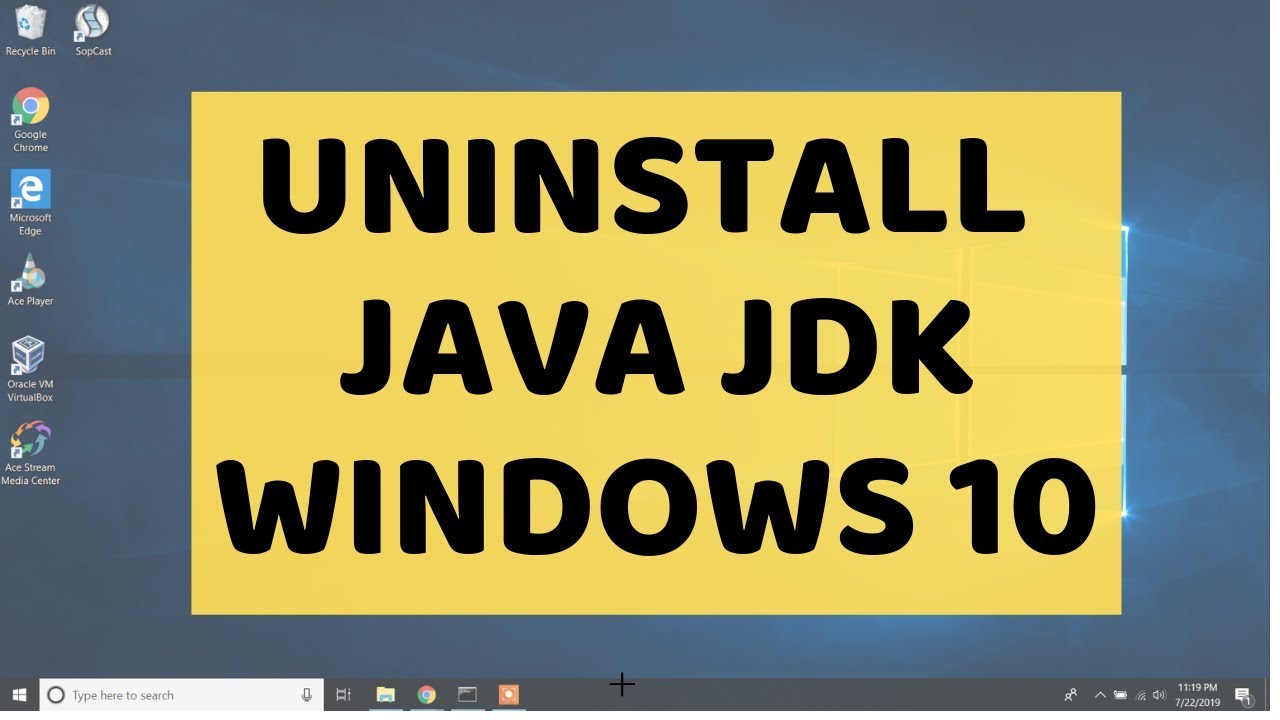 How To Uninstall Delete Remove Java Jdk On Windows 10 | Step By Step