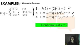 Basic Calculus ( continuity of a function) grade 11
