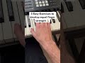 Piano practice exercises to build finger strength #piano #pianopractice #pianoexercise #pianolessons