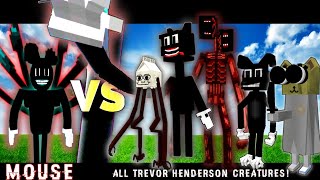 New Cartoon Mouse vs Cartoon Cat vs Cartoon Dog and Trevor Henderson Creatures!(GRAZY BATTLE!)