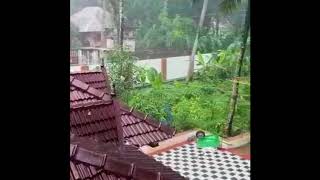 Heavy rain..... At varkala