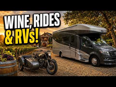 A Winery Tour by Motorcycle Sidecar—Then We Opened Our RV to Strangers!