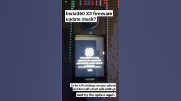 Insta360 X3 firmware update solution