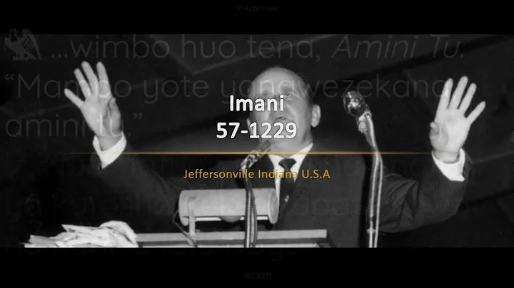 57-1229 Imani | William Branham