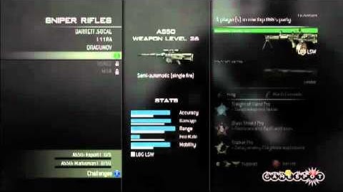 Modern Warfare 3 - All The Sniper Rifles