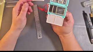 Modifying a Micro Watercolor Palette for Small Grab and Go Art Making DIY screenshot 2