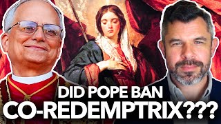 Did Pope Leo Ban Co-Redemptrix title? Dr Taylor Marshall Podcast