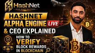 Hashnet Alpha Engine Live, CEO Ian Issa showing how transactions are verified in blockchain!