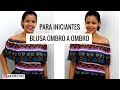 PARA INICIANTE NA COSTURA  BLUSA OMBRO A OMBRO  - Roupas Feitas por Mim