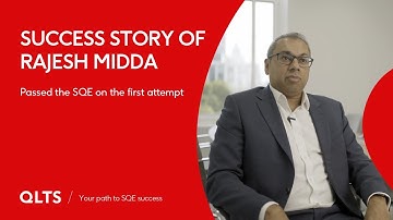 SQE Success Story of Rajesh Midda – QLTS School
