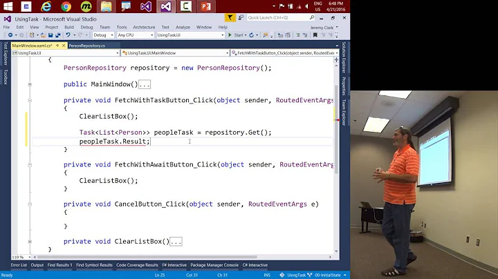 JeremyBytes Live! - I'll Get Back to You: Task, Await, and Asynchronous Methods in C#