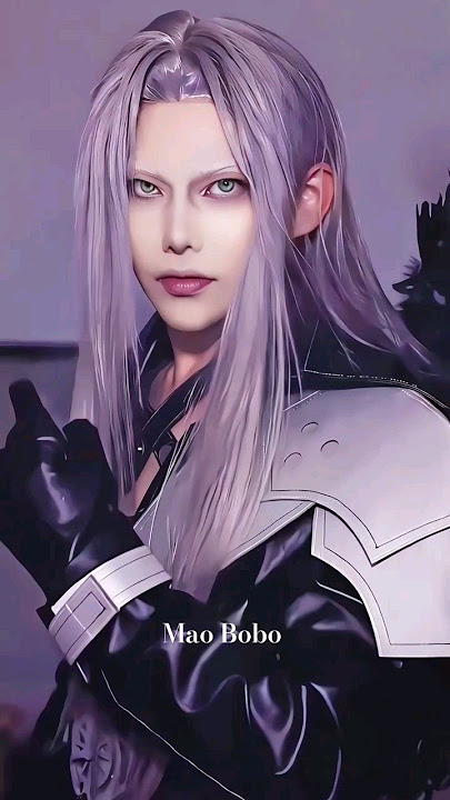 I suggest all boys to cosplay once, a man among men #Sephiroth #FinalFantasy7Remake #boysmakeup