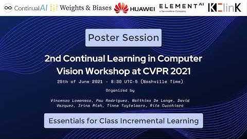 CLVision Poster: "Essentials for Class Incremental Learning"