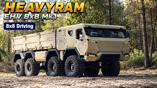 3D Printed DIY RC Car – EHV 8x8 Mk1 Heavyram Driving Footage #02