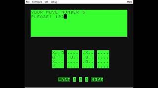 3D Noughts & Crosses By Steve Thomas 1979