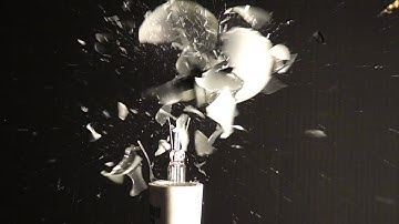 Five Household Light Bulbs Destroyed - Slow Motion 500fps