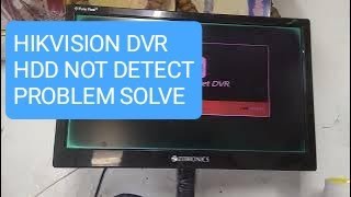 Hikvision dvr repair, hard drive section not working 100% repair