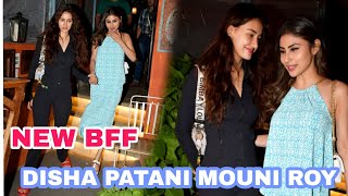 New Bff In Town Disha Patani Mouni Roy Clicked At Resturant In Juhu Today