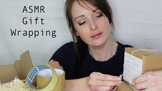 [ASMR] Gift Wrapping Role Play  Close Up Personal Attention