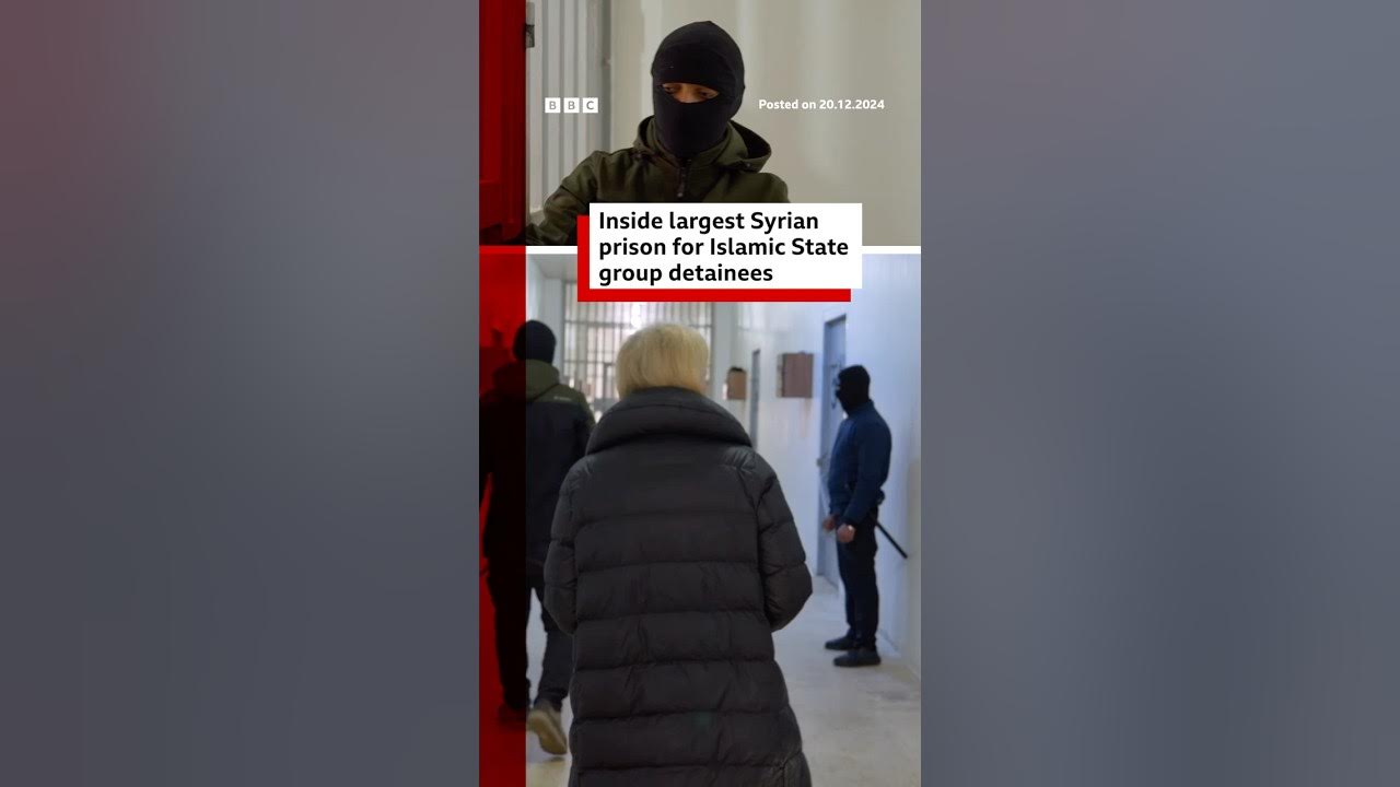 BBC goes inside Syrian prison holding IS detainees. #Syria #Prison #BBCNews