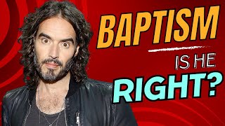 This is why Russell Brand is getting baptised