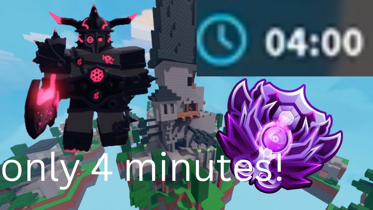 How to get a rageblade in 4 minutes! Roblox Bedwars - YouTube