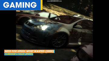 [MIGZ EBRON GAMES] NFS Most Wanted _ Race#8: Clubhouse & Hollis Sprint