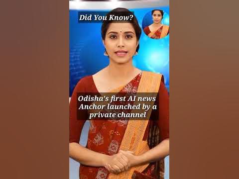 The First AI News reader launching in India👍🏻 #shorts #short#viral#yt#