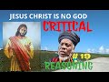 MUTABARUKA: JESUS CHRIST IS NO GOD.