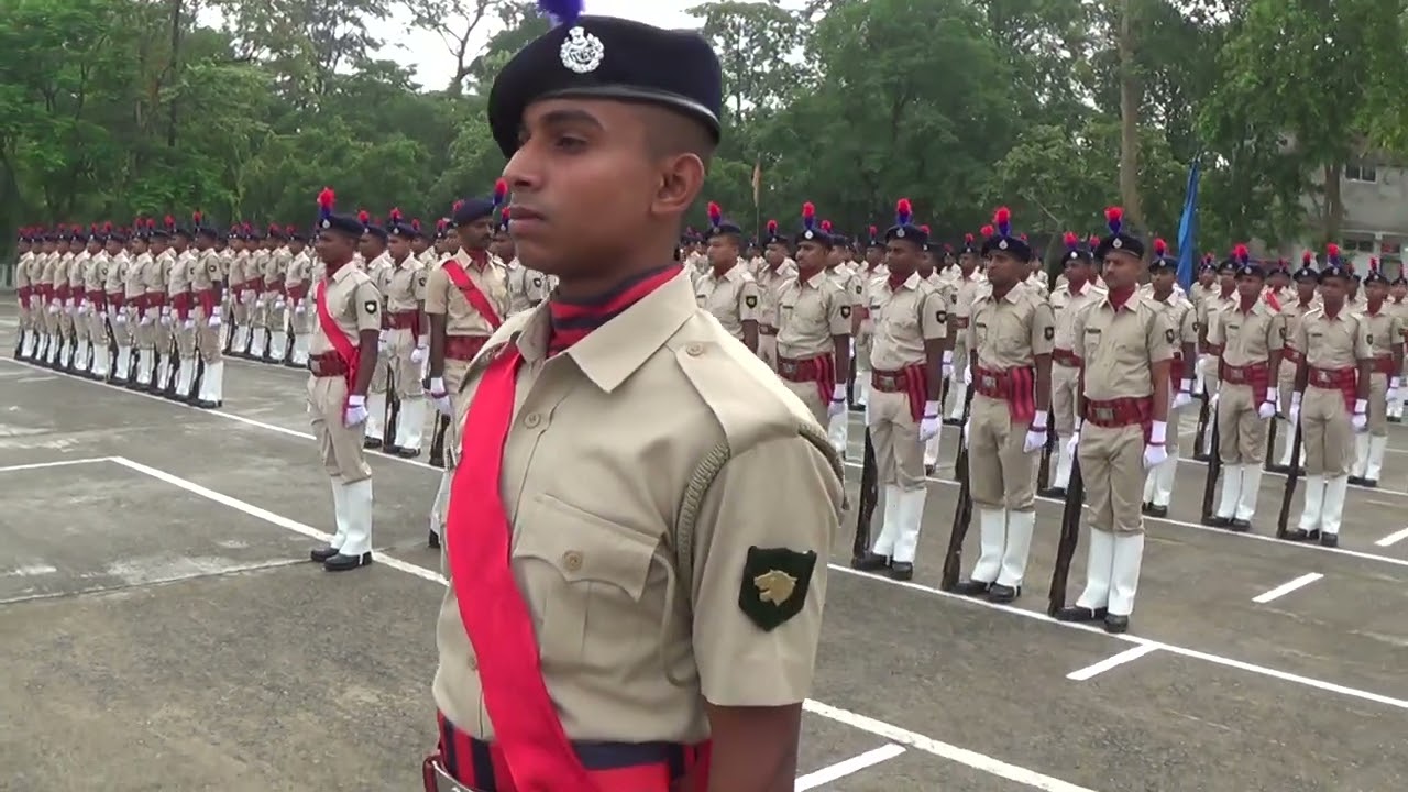 WBP CONSTABLE passing out pared 2020(part-1)SAP 4th battalion Kasba,Raiganj.