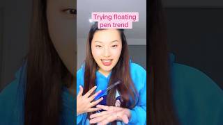 Trying floating pen trend🙊 #fypviral #crazy #memes #funny #pen #trendingstatus