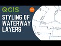 Qgis  stylisation des couches de voies navigables