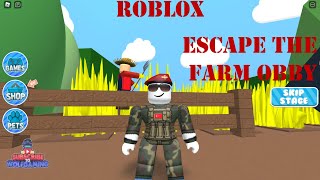 Tehli̇keli̇ Çi̇ftli̇kten Kaçiyorum-Roblox Escape The Farm Obby-