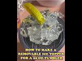 How to make a removable Ice Topper for a 20 oz tumbler