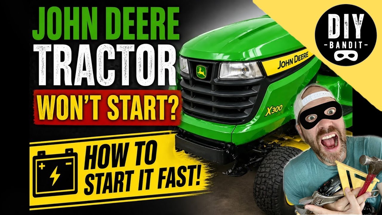 🔥 John Deere Riding Mower Won’t Start?➔ Start It Easily & Fast by Doing THIS