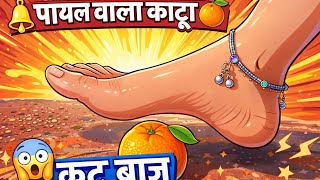Payal Wala Kaat Barefoot Orange Crush Asmr Satisfying Foot Crush