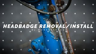 How To Remove & Install A Head Badge On A Vintage Bicycle