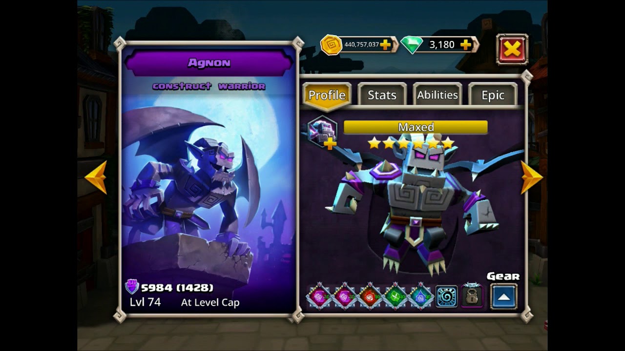 Dungeon Boss Hero Rune Guide - Agnon