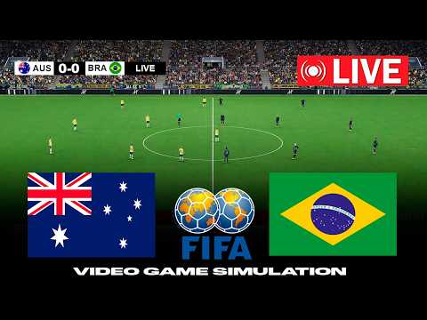 Australia vs Brazil | International Friendly 2026 ✅ | Match Simulation/Prediction
