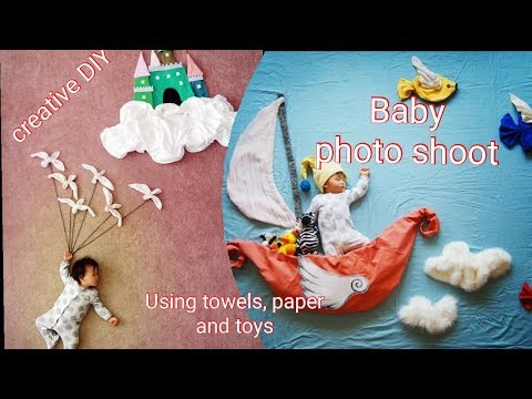 Diy Creative Photography At Homecreative Baby Photoshoots