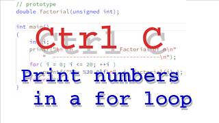 Simple Program to print square numbers