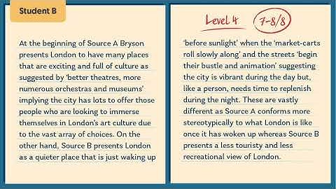 GCSEPod English Language AQA Paper 2 Question 2 Example Responses