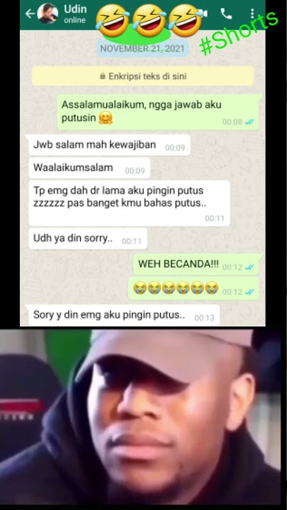 Cuma Bercanda 😭😭😭 | Obrolan Chat Wa Lucu | Story Wa #shorts