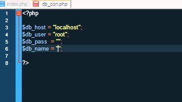 Login System - 2 - Setting Up Database Connection