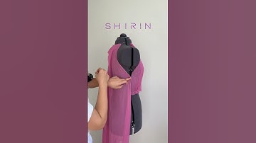 Silk top #custommade #sewing #dress #fashion /Draping on dummy