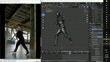 Motion Capture With Video Recording Test, (NO Equipment Needed, Markerless Mocap)