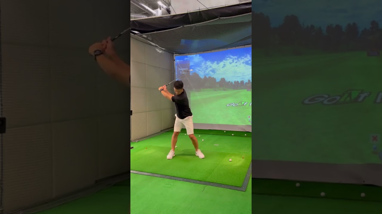 手元と右腰[ハンドファースト]