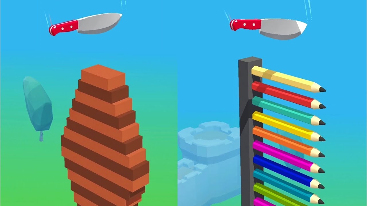 Slice It All Game! Very Satisfying and Relaxing ASMR Slicing Video