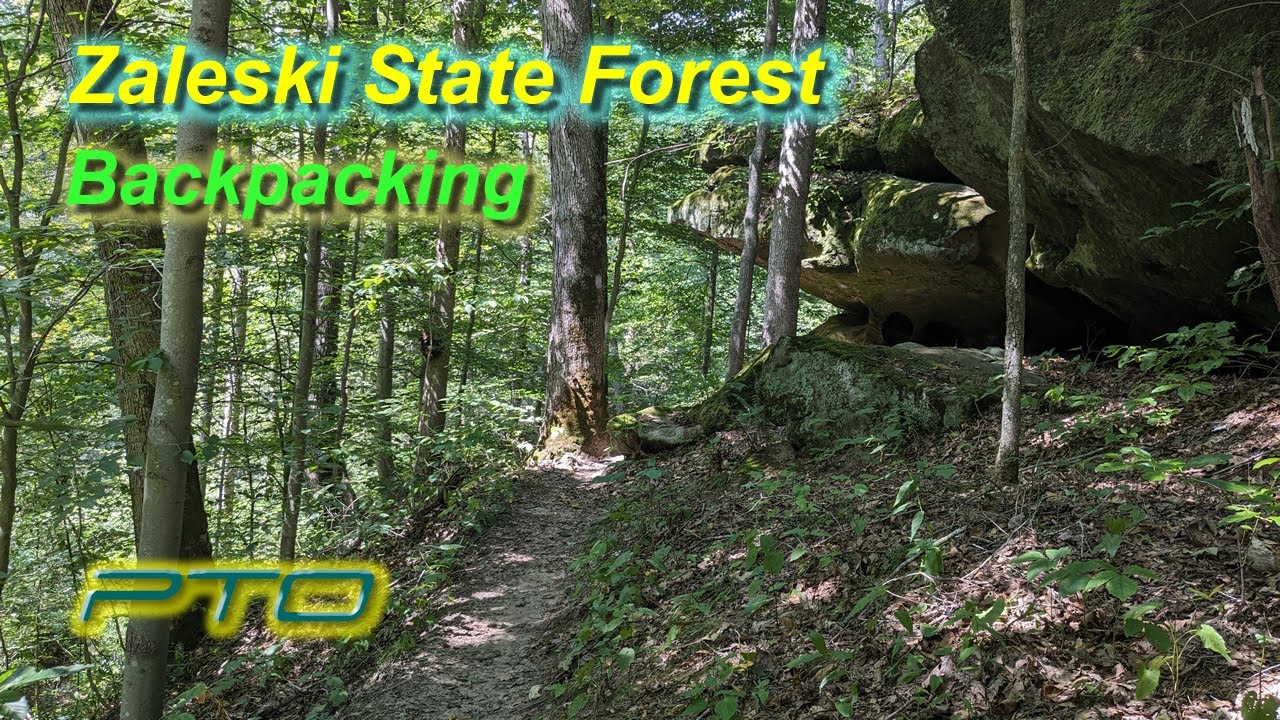 Zaleski State Forest Backpacking in the Heat! YouTube